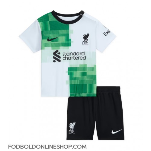 Liverpool Udebane Trøje Børn 2023-24 Kortærmet (+ Korte bukser)